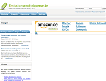 Tablet Screenshot of emissionsrechteboerse.de